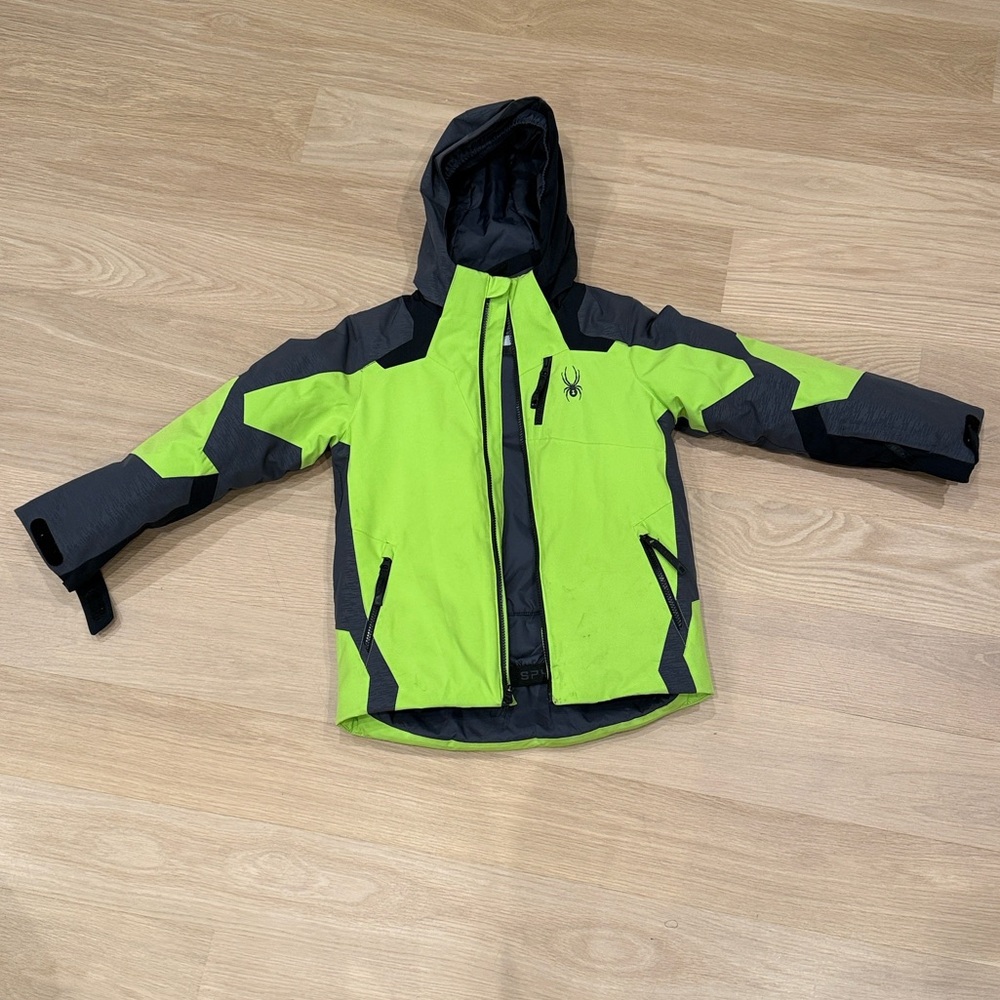 Spyder Neon Green and Black Jacket